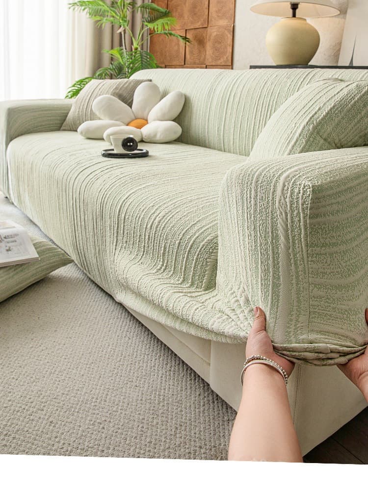 Four-Season Universal Elastic Sofa Cover 2026 New Model Anti-Cat Scratch Straight Sofa Cover Full Protection Cover