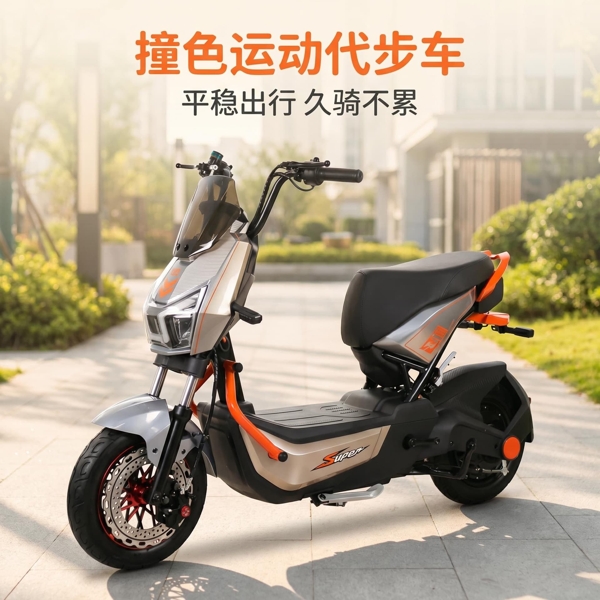 New Export Model Two-Wheel Electric Scooter Zhan Ying High-Power E-bike for Middle East and Southeast Asia