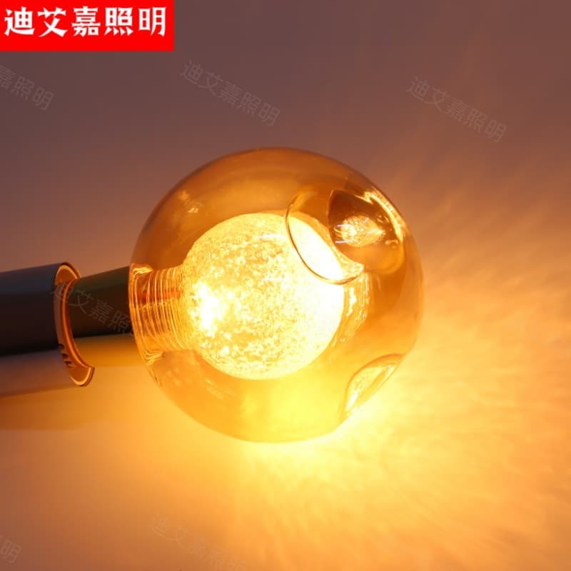 New bubble-in-bubble bulb E27 Edison LED bulb detachable glass bulb New light bulbs