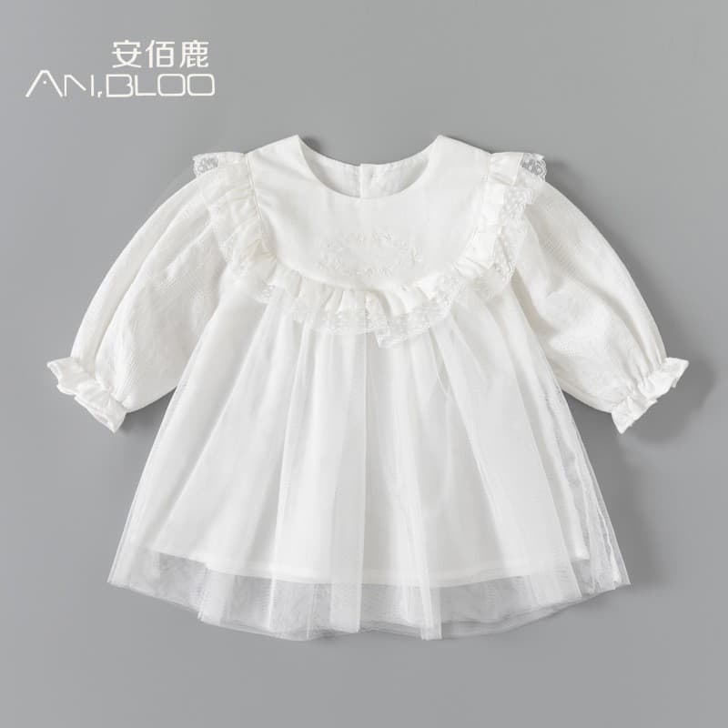 Clearance Hot Sale All-Season Spring/Autumn Baby Girl Dress with Petticoat, Newborn Kids Clothing, While Stocks Last