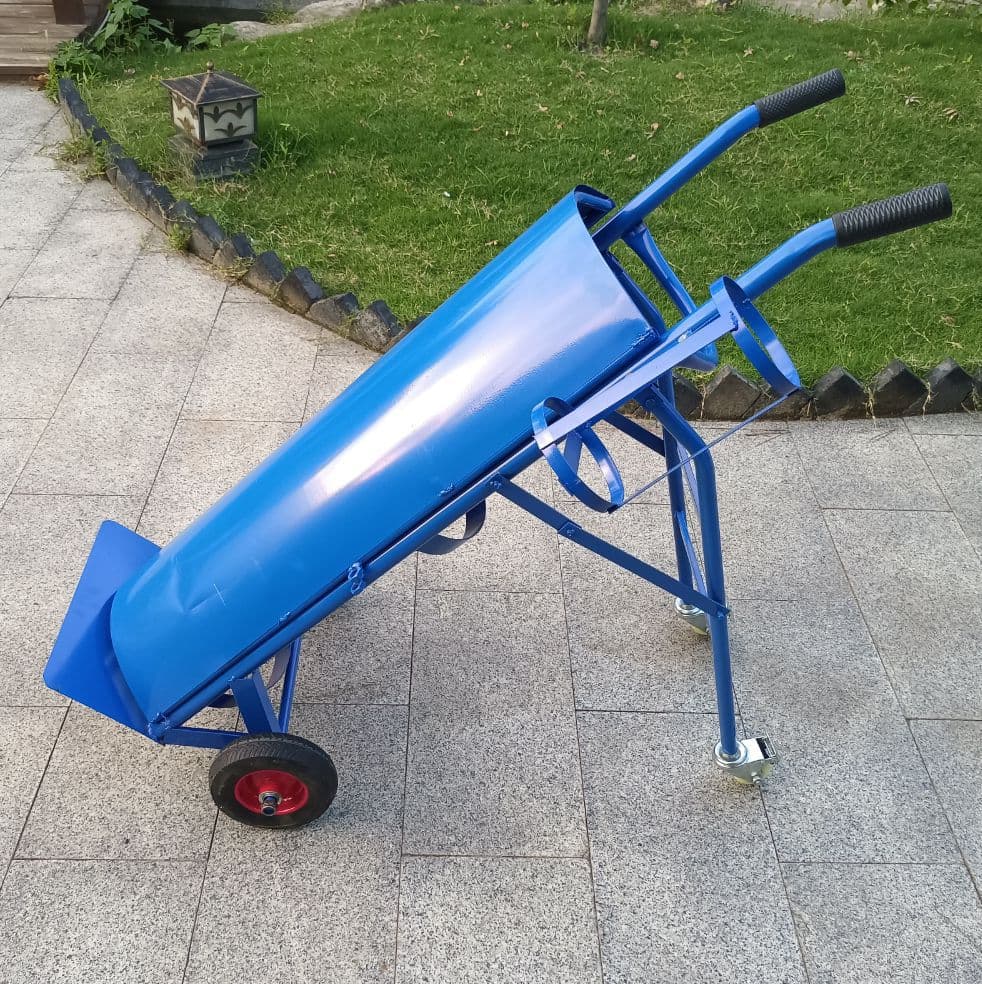 90-type gas cylinder hand truck for oxygen, acetylene, carbon dioxide, and nitrogen cylinder transport cart