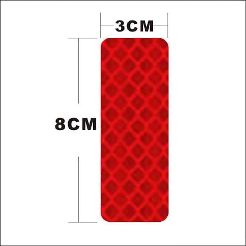 Car Night PET Safety Warning Anti-Collision Waterproof Glow-in-the-Dark Electric Vehicle Traffic Sign Multi-Functional Reflective Sticker
