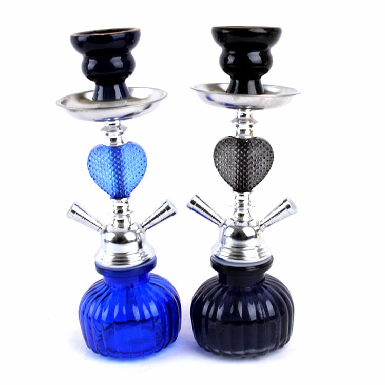 Dual Hose Hookah Accessory Pipe Finished Product Hookah Shisha SS048 Dual Hose Small Hookah Pot