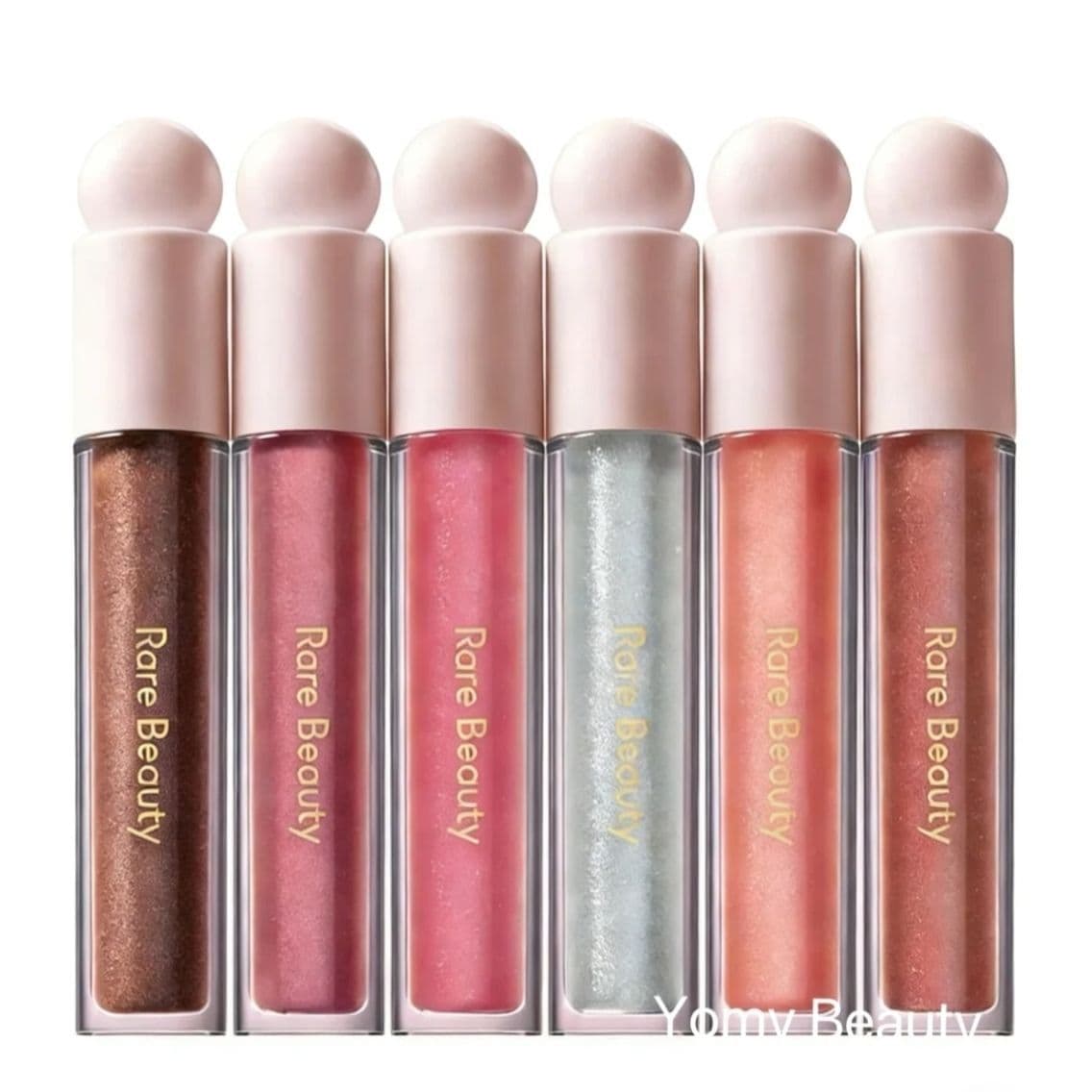 Cross-border bestseller Rare Beauty lip gloss with fine shimmer, plumping, moisturizing, hydrating, long-lasting, vibrant, and glossy finish