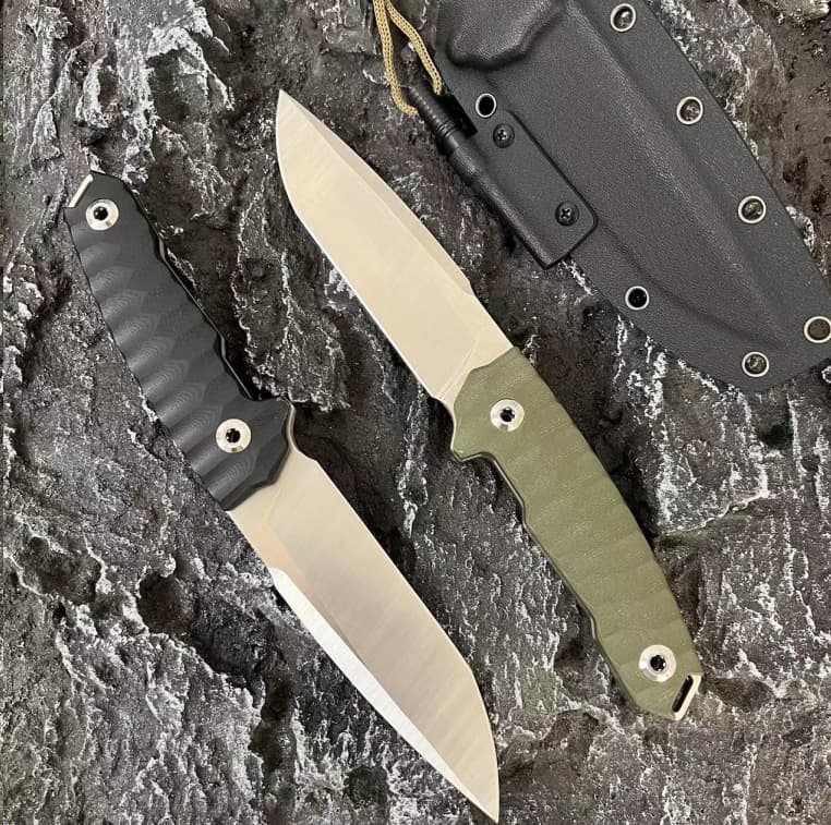 G10 Self-Defense Weapon Sharp Outdoor Knife Wilderness Survival Portable Military Knife Chopping High Hardness Camping