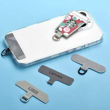 Source factory custom phone clip with shaped LOGO design, high-quality gasket, sturdy back clip, stainless steel TPU