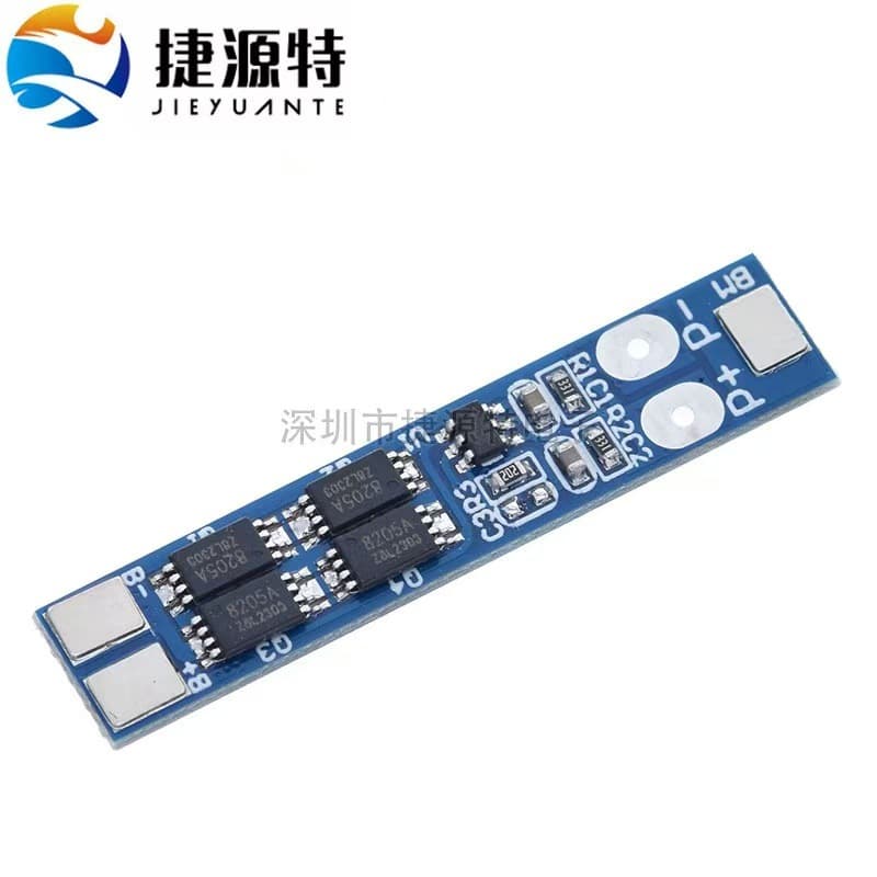 2S 7.4V 18650 Lithium Battery 8.4V Polymer Lithium Battery 8A Working Current 16A Current-Limiting Protection Board