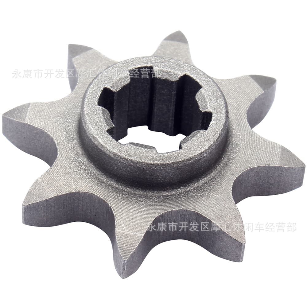Mini Motorcycle Gearbox Accessories 50/80CC Dual Gear 420 8T Chain Wheel Disc Flywheel Motorcycle Chain Equipment Accessories