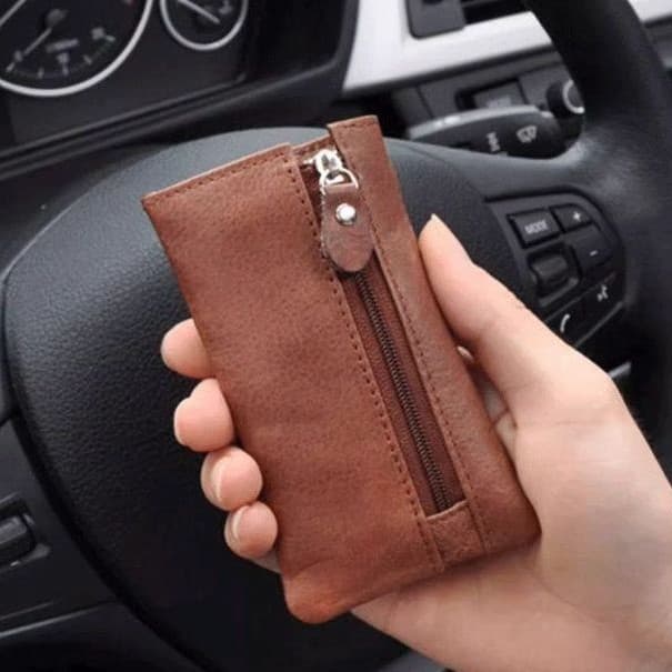 Men's key bag large capacity simple key bag card bag two-in-one key key bag mini compact key bag for home use