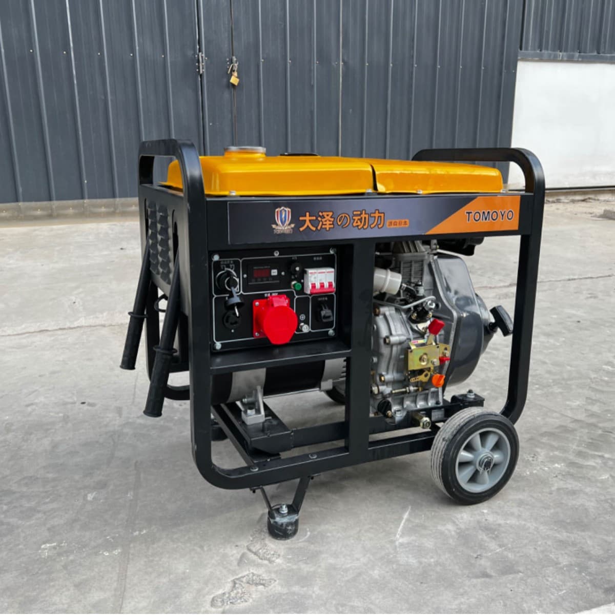 Daze Power Factory TO8000ET 8KW Diesel Generator TO7900ET Hand-Push Mobile Type with Wheels
