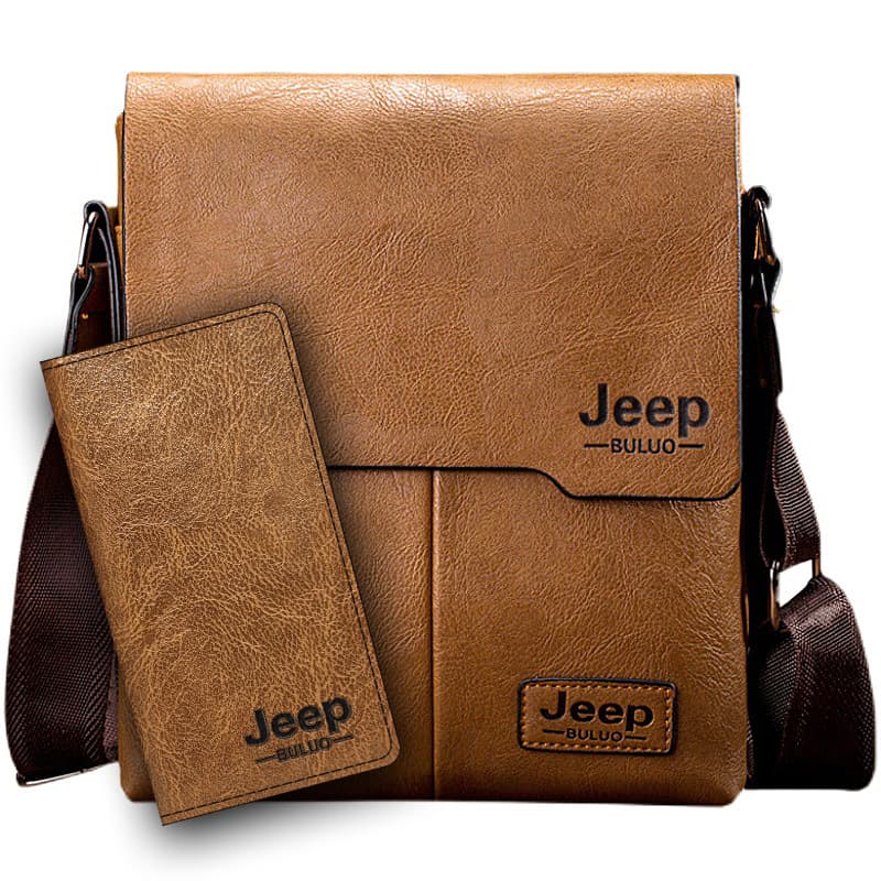 Men's Business Soft Leather Single Shoulder Bag Casual Backpack Crossbody Vertical Hanging Bag Fashionable Durable Handbag