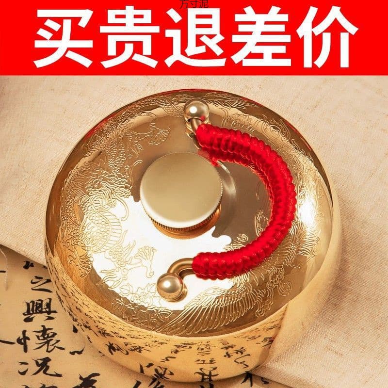 Thickened Traditional Copper Hot Water Bottle with Massage Function for Back Warming and Massage, Retro Hand and Foot Warmers for Wholesale