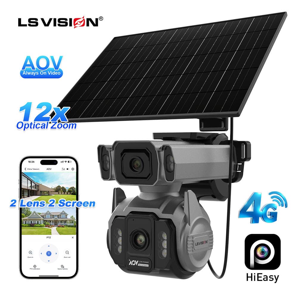 HiEasy AOV Solar Camera with SIM Card AI Humanoid Security
