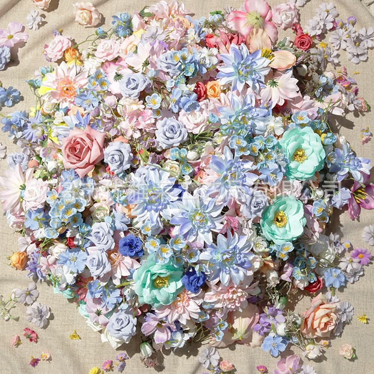 Artificial Flowers for Hairpin DIY Craft Headpiece Hanfu Silk Flowers Skirt Decoration Hat Flowers Ancient Style