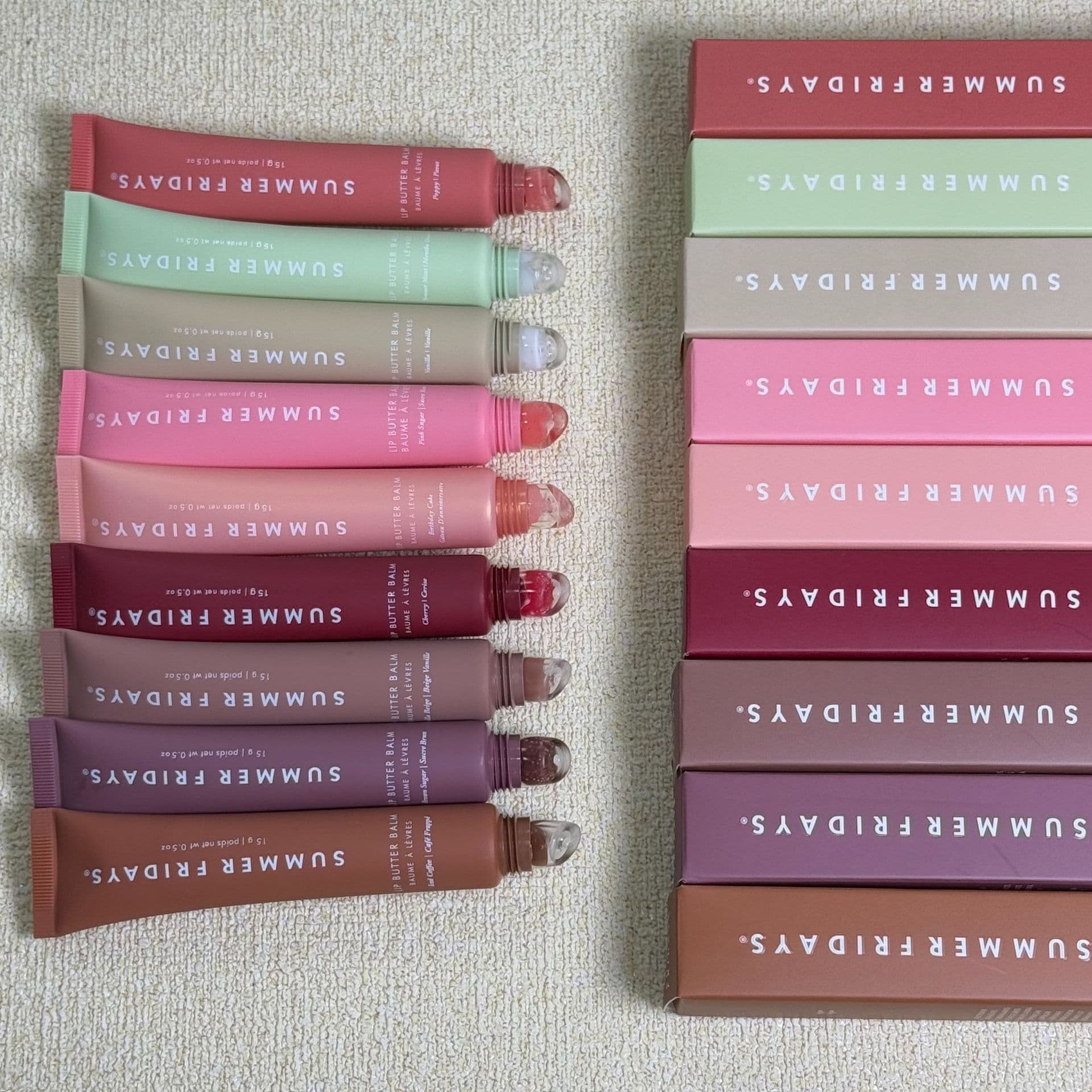 Cross-border American summer fridays new product colored lipstick lipstick lip gloss summer set lip oil