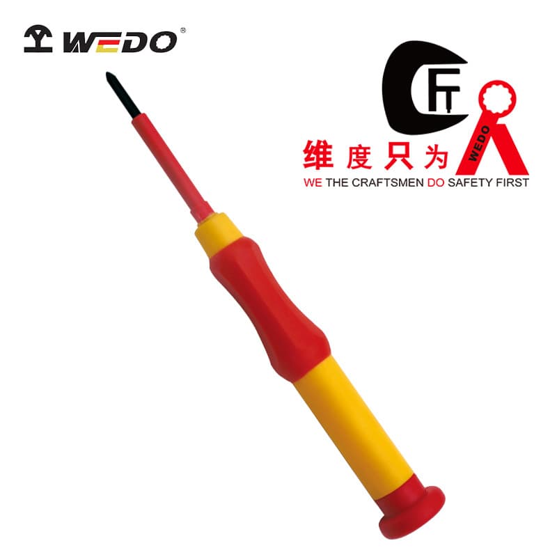 WEDO dimension factory two-color insulated cross precision screwdriver withstand voltage 1000V precision cross screwdriver