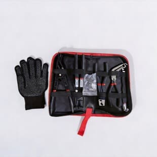 Automotive Pliers Car Repair Tools Hose Clamp Pliers Band Clamp Pliers Pry Bar Nail Driver Cross-border Hot 5PC Set