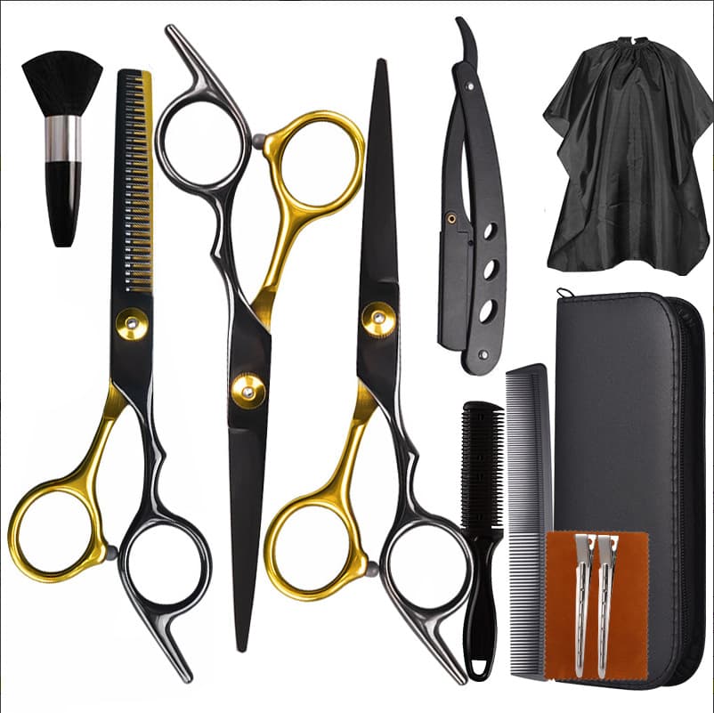 Hair Cutting Scissors, Thinning Scissors, Straight Shears, Texturizing Shears, Professional Hairdresser Tool Set