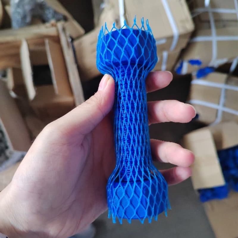 Metal Parts Gas Cylinder Tank Packaging Plastic Protective Net Sleeve PE Mesh Anti-Collision Wuhan Factory Direct