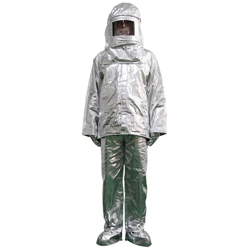 Fire rescue high-temperature work protection labor heat insulation suit, 500-degree flame-retardant clothing.