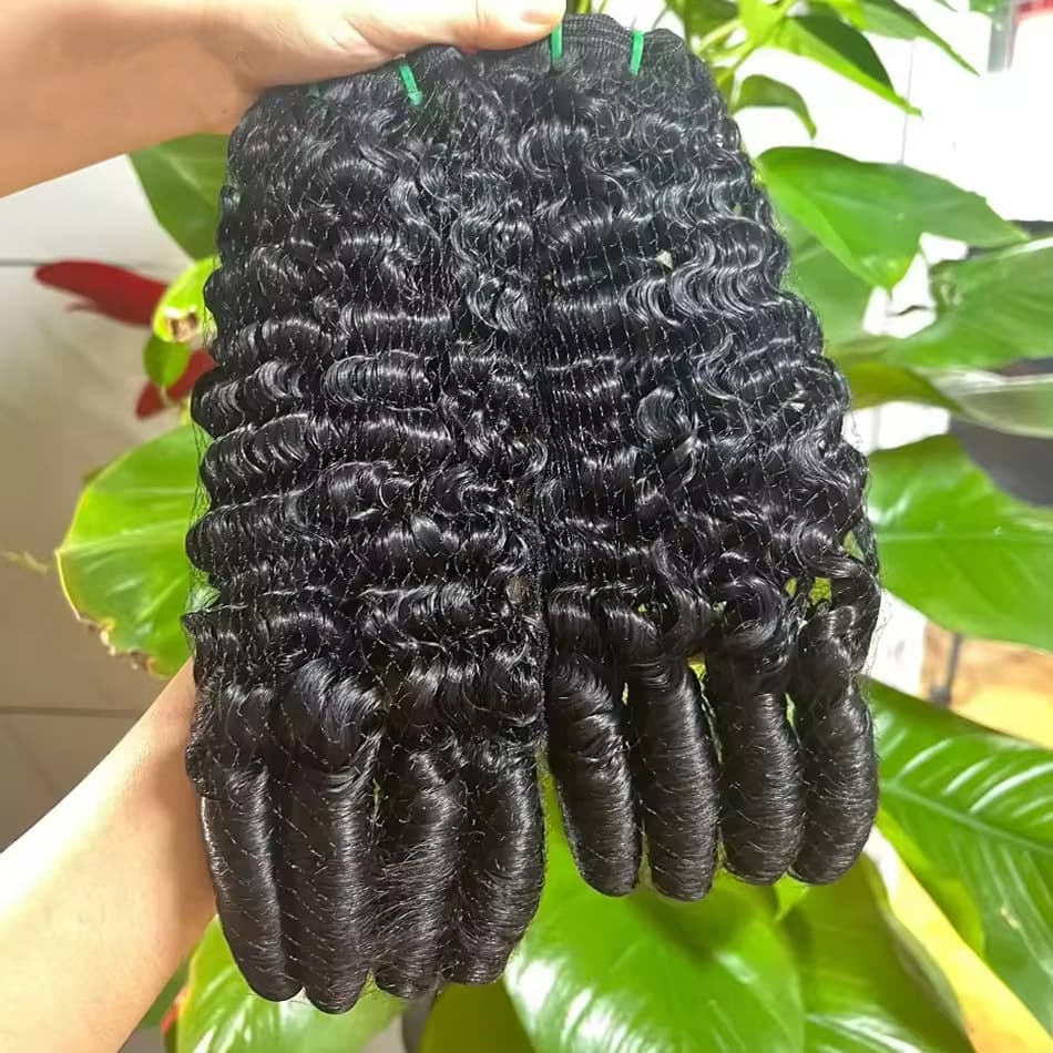 12A Burmese Curly Bundles Human Hair Virgin Hair Straight Hair In Stock