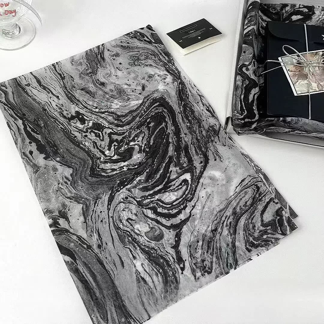 Marbled Sydney paper, high-looking, simple gift packaging, Sydney paper packaging material, retro wrapping paper