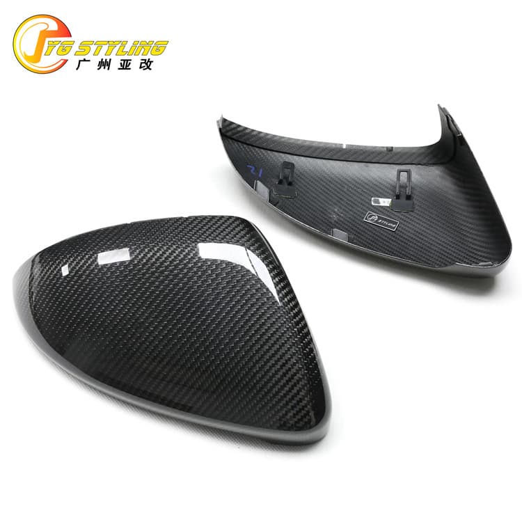 Cross-border supply of dry carbon replacement rearview mirror housing for Volkswagen GOLF7 GTI MK7