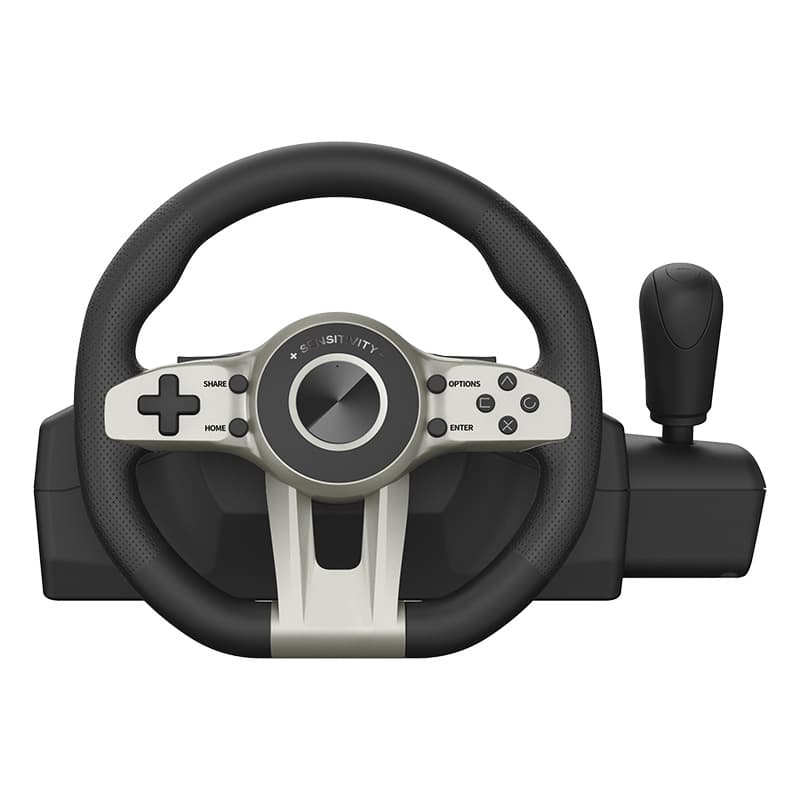 Factory Direct Racing Steering Wheel Compatible with Xbox/PS4/NS/Universal Smart Racing Game Steering Wheel