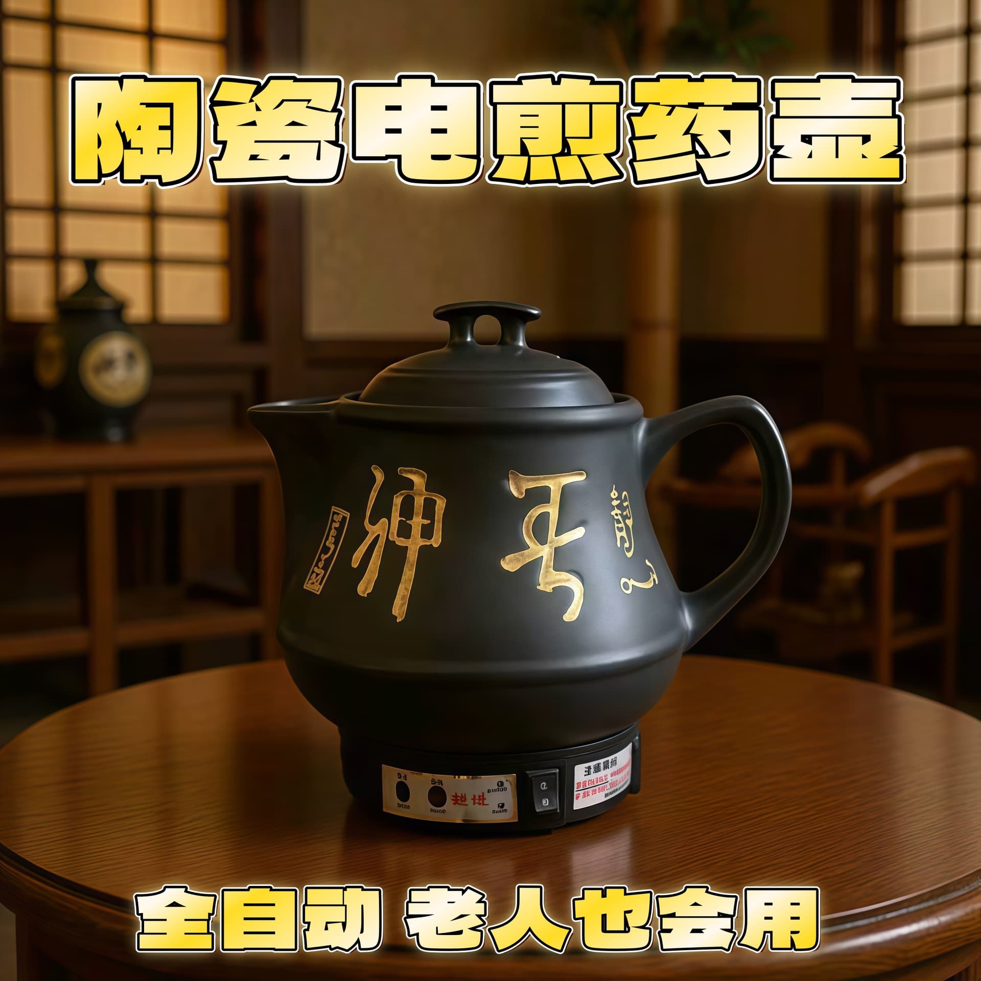 Fully automatic electric decoction Chinese medicine pot, ceramic decoction pot, Chinese medicine pot, household pot, casserole, traditional Chinese medicine pot