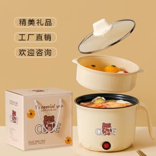 Electric Cooking Pot Multifunction Electric Hot Pot Mini Small Student Home Use Electric Hot Pot Noodle Pot Gift Box Wholesale