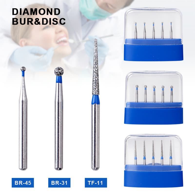 Dental Tools, Oral Burs, Emery Ball Drills, Polishing Grinding Heads, Materials, High-Speed Series, Mobile Phone Dental Instruments