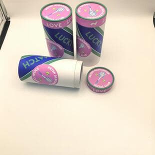 Kraft Paper Packaging Colorful Flower Tea Round Tube Paper Tube Express Paper Tube Kraft Incense Tube Packaging Tube Pencil Paper Can Wholesale