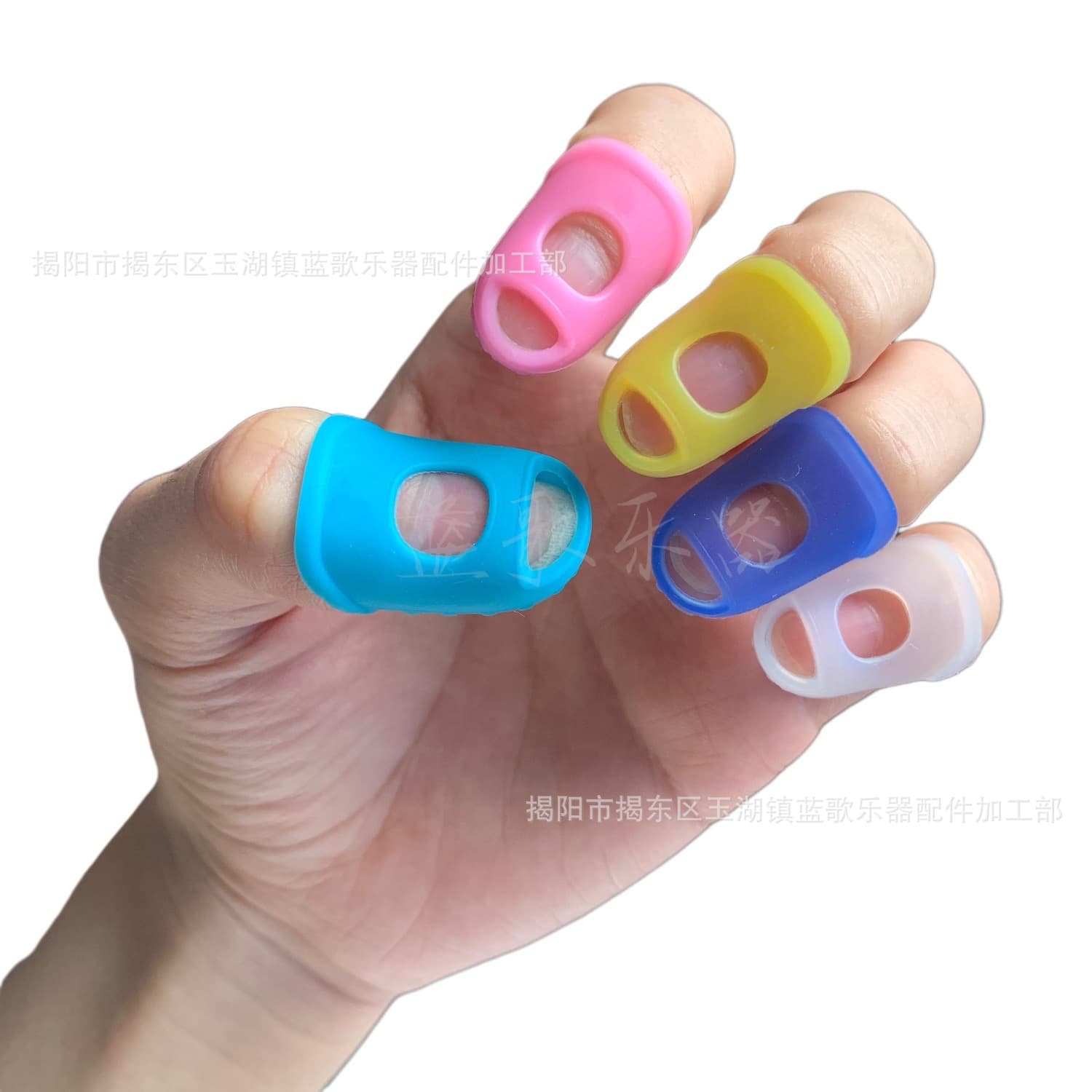 Silicone Protective Guitar Finger Sleeves, Anti-Slip, Anti-Pain, Heat-Resistant Gloves for Guitar Playing
