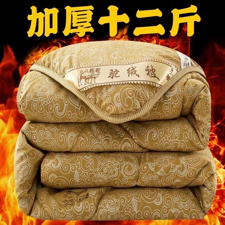 Camel hair quilt winter thickened warm camel wool quilt core single/double winter cotton quilt student dormitory spring/autumn quilt wholesale