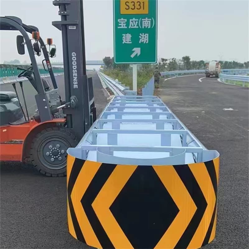 Manufacturer sells TA, TB, TS guided crash cushions and vehicle deceleration pads for highways.