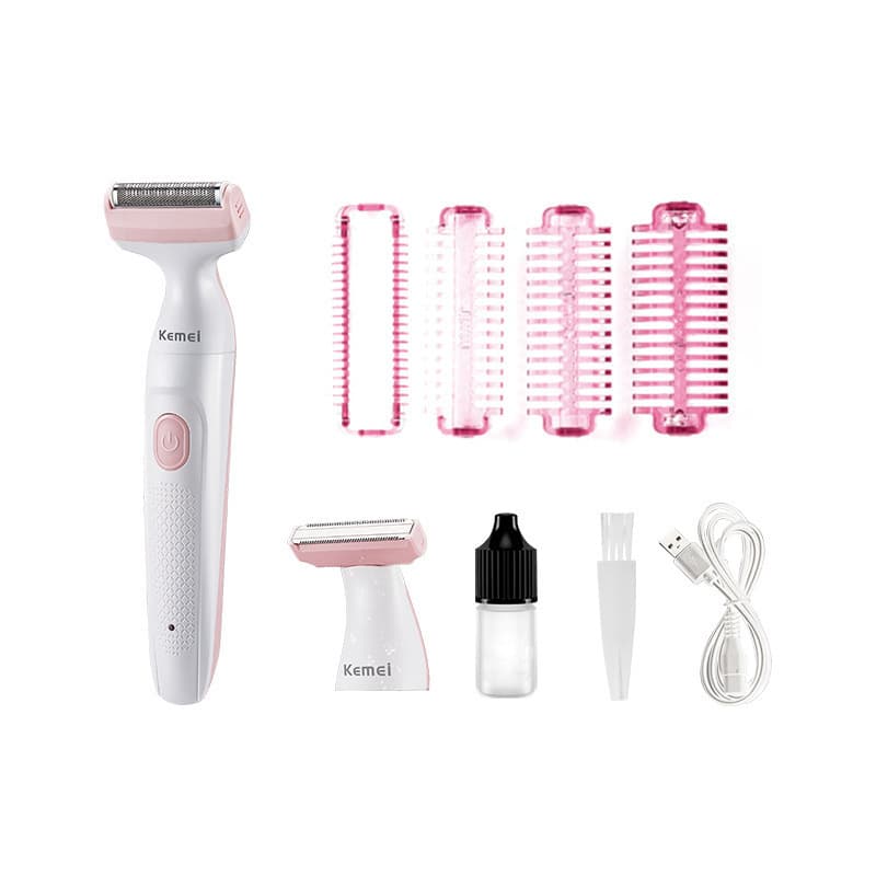 Kemei Women's Electric Hair Trimmer KM-113 Cross-border Hair Removal Device for Bikini and Body Hair Trimming