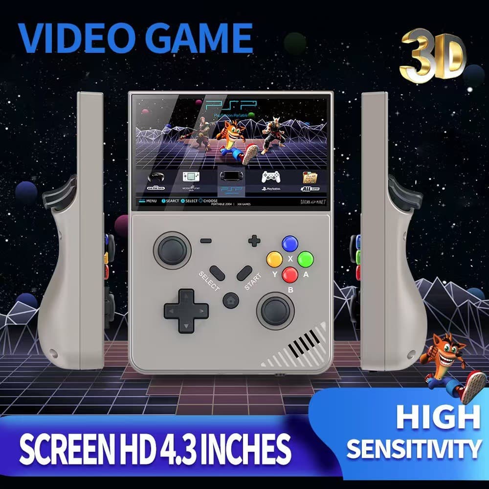 Cross-border Hot Seller M18 Handheld Game Console R43 Pro Retro Arcade HD Home Game Console Supports PSP
