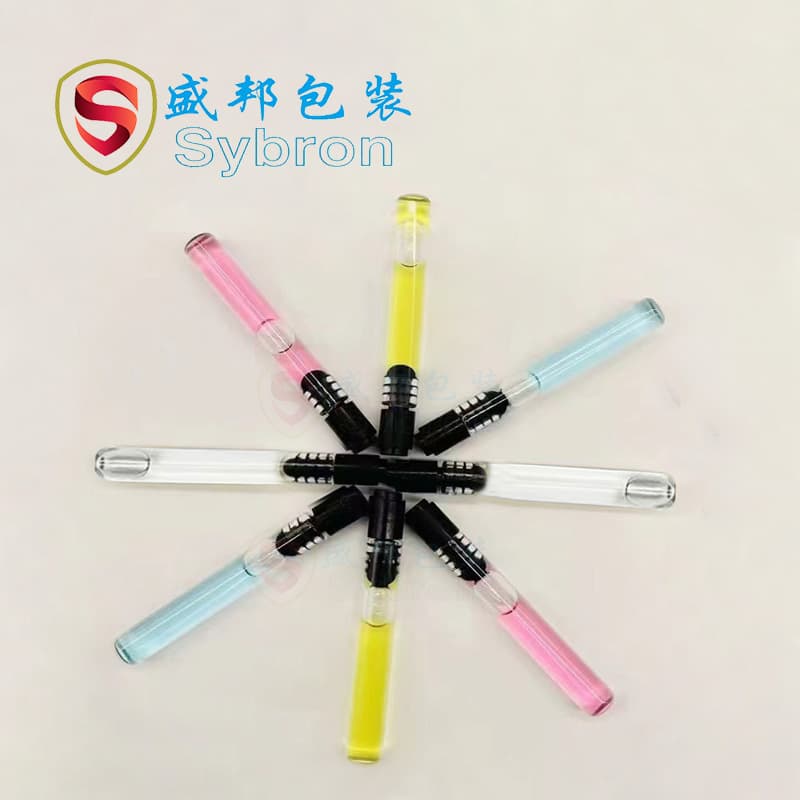 0.5ml Perfume Sample Bottle Mini Test Tube Bottle Eye Essence Bottle with Applicator Rod Borosilicate Glass Sample Vial