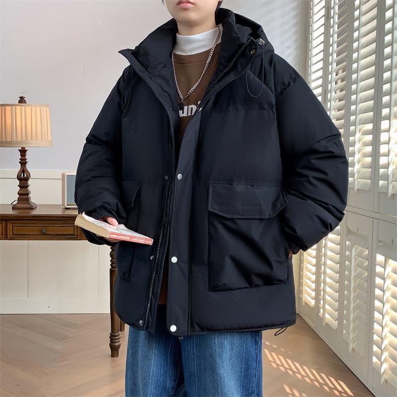 2023 New Winter Trend Loose Plus Size Warm Winter Coat Thick Loose Jacket Down Jacket Men