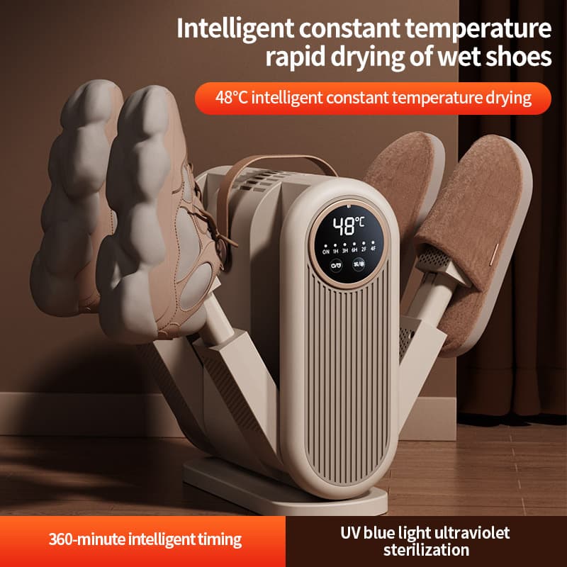 Cross-border Smart Timer Shoe Dryer, Portable Foldable Dual-Use Dryer with Warm Air and Constant Temperature for Home