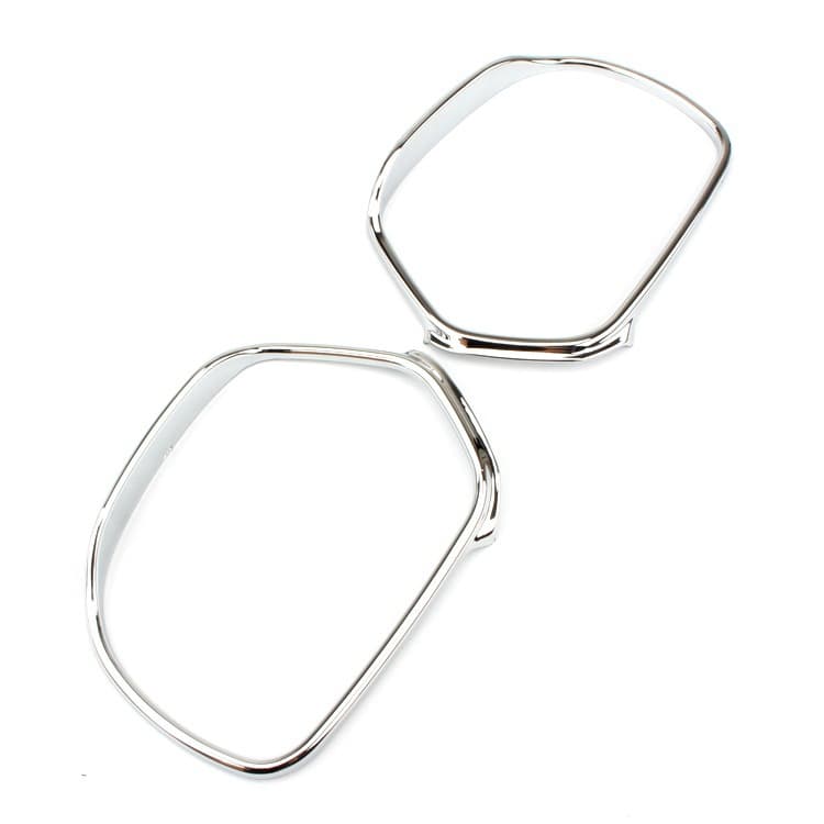 Fit for Honda Gold Wing GL1800 01-17 Modified Rearview Mirror Glass Frame Trim Chrome Cover