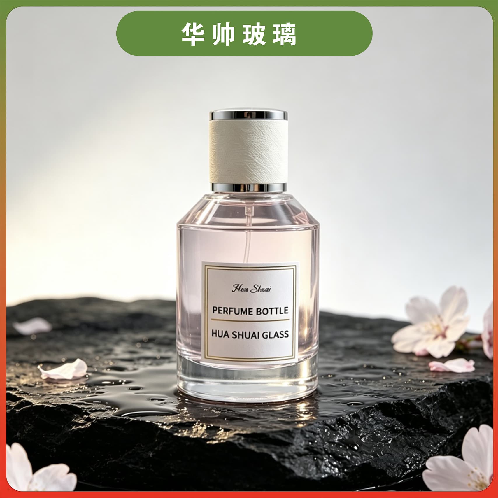 30ML 50ML 100ML Women's Unisex Perfume Bottle Transparent Glass Snap-On Perfume Bottle
