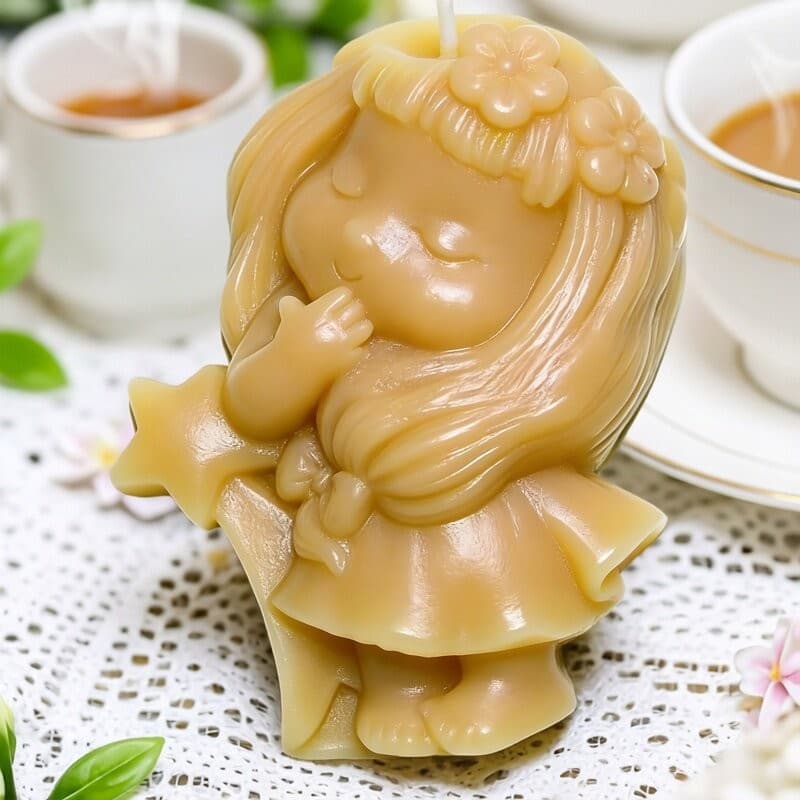 S063 Handmade Soap / Silicone Mold / Candle Mold / Soap Mold / Silicone Soap Mold / Cute Girl