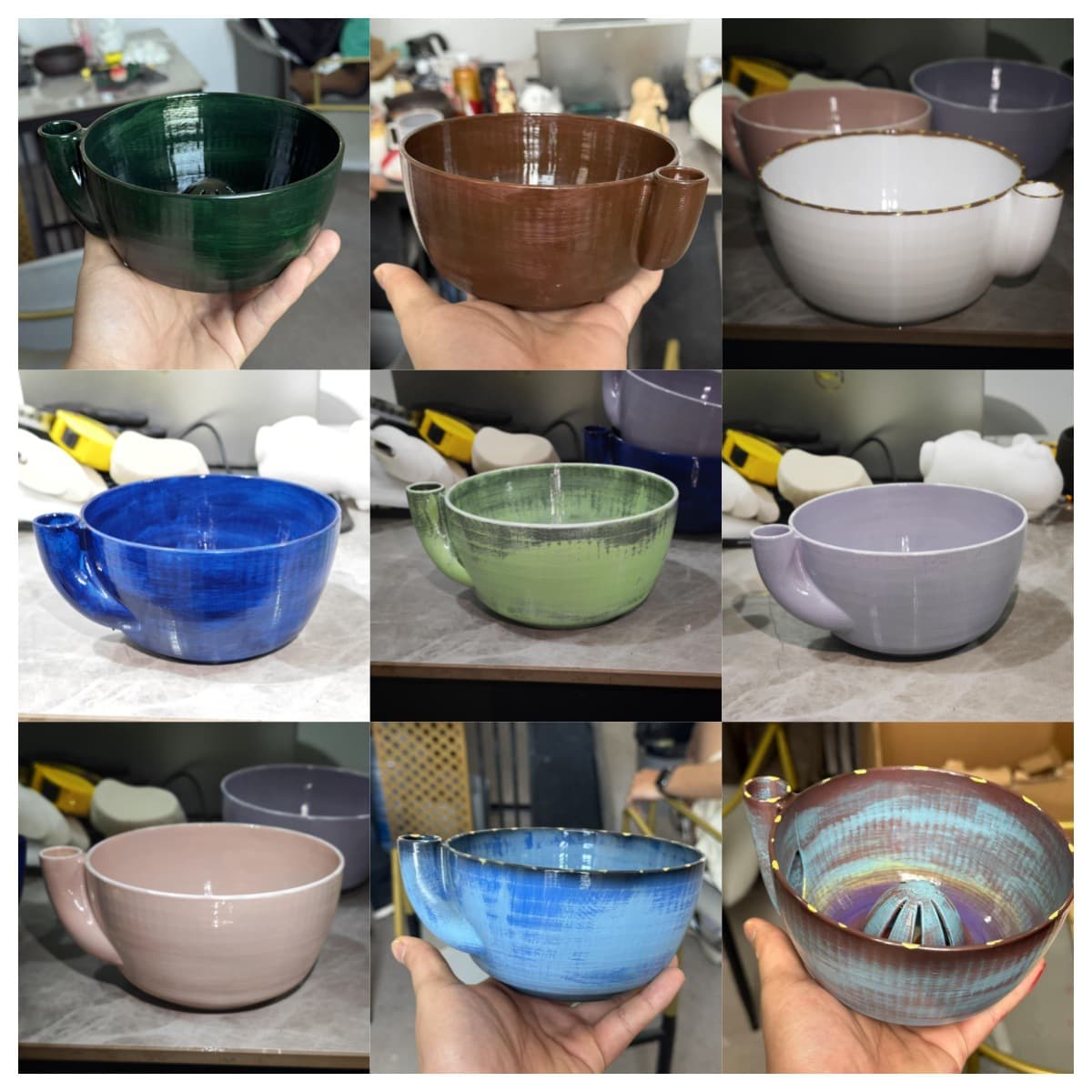 Cross-border Hot Seller Berry Swirl Bowl 3D Printed Berry Swirl Bowl Home Novelty Kitchenware