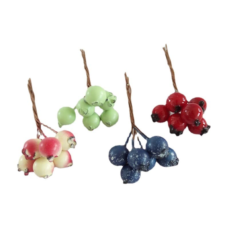 Factory Direct Artificial Foam Berries, Faux Christmas Red Berries, Zakka Flower Arrangement Accessories, Wreath Materials