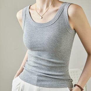 Wide Shoulder Strap Camisole for Women Summer 2026 New Style Outerwear Vest Top Inner Layer T-Shirt Blouse