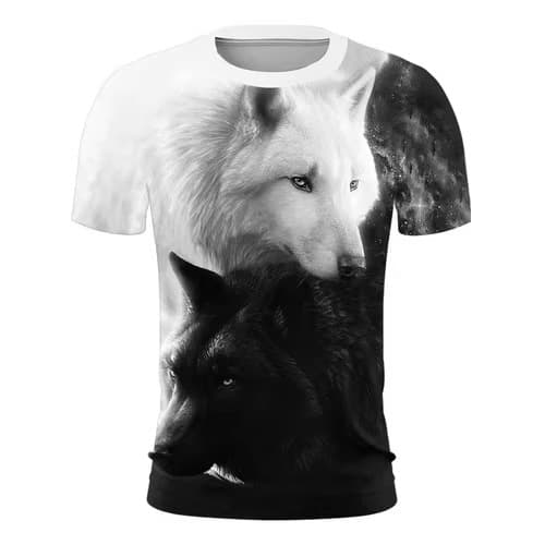 Support multi-platform dropshipping, breathable quick-dry sporty fashion trendy crew neck short sleeve t-shirt 3D printing