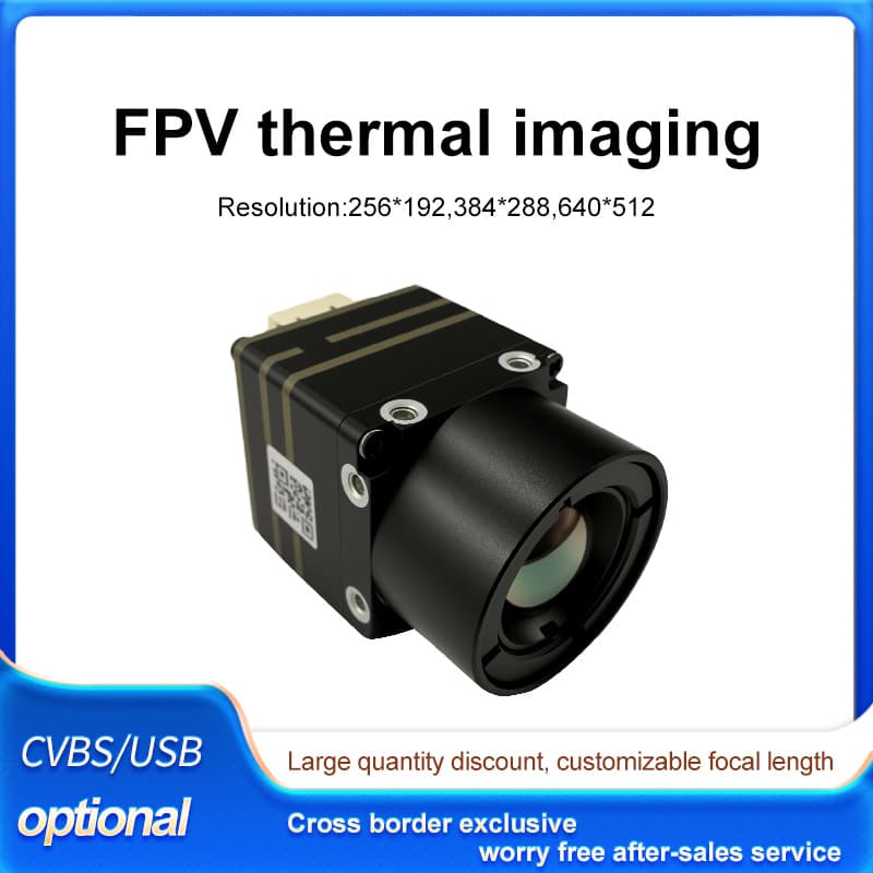 Thermal Imaging Camera Detector Drone CVBS Serial Thermal Camera Core Module 640x512 Resolution