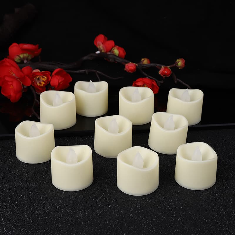 Creative Romantic Led Electronic Candle Light Wave Simulation Small Wave Scene Setting Direct Supply Candle Lamp