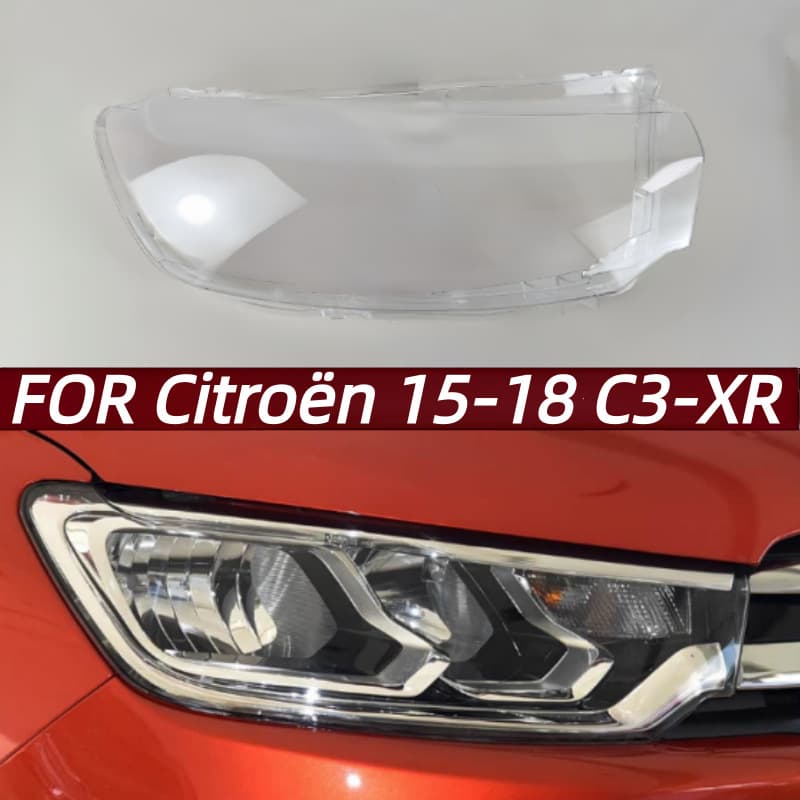 Suitable for Citroen 15-18 C3-Xr Headlight Cover, Headlight Transparent Cover, Headlight Shell, Headlight Mask
